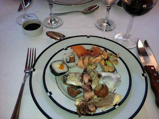 A VERY fancy lunch at Puerto Madera. A VERY fancy lunch at Puerto Madera.