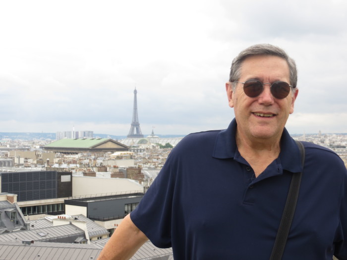 Tim atop Le Gallerie Lafayette